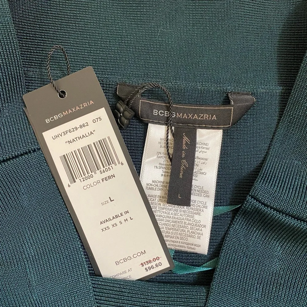 BCBGMaxAzria Deep Teal Pencil Skirt
